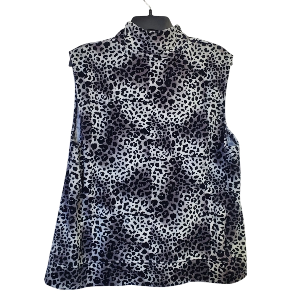 Kim Rogers Leopard Print Women's Vest - Picture 7 of 7